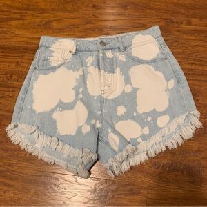 Wild Fable Bleached High Rise Denim Shorts